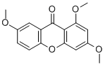 CAS 登录号：3722-54-1， 1,3,7-三甲氧基氧杂蒽-9-酮