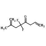 CAS 登录号：373393-24-9， 5,5-二氟-7-甲基-1,7-辛二烯-4-酮