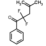 CAS 登录号：373393-26-1， 2,2-二氟-4-甲基-1-苯基-4-戊烯-1-酮