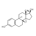 CAS 登录号：3736-22-9， (17beta)-雌甾-1(10),2,4-三烯-3,17-二醇