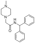 CAS#: 37390-28-6， N-[Di(Phenyl)Methyl]-2-(4-Methylpiperazin-1-Yl)Acetamide