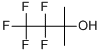 结构式 CAS# 374-46-9, 1,1,1,2,2-五氟-3-甲基丁烷-3-醇