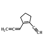 CAS 登录号：374079-48-8， 1-乙炔基-2-丙二烯基环戊烯