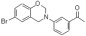 CAS#: 374911-94-1， 1-[3-(6-Bromo-2H-1,3-Benzoxazin-3(4H)-Yl)Phenyl]Ethanone