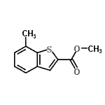 CAS 登录号：3751-50-6， 甲基7-甲基-1-苯并噻吩-2-羧酸酯