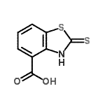 CAS 登录号：37525-57-8， 2-硫代-2,3-二氢-1,3-苯并噻唑-4-羧酸