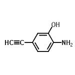 CAS 登录号：375806-77-2， 2-氨基-5-乙炔基苯酚