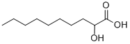 CAS 登录号：37639-46-6， 2-羟基癸酸