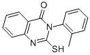 CAS 登录号：37641-48-8， 2-巯基-3-邻甲苯基-3H-喹唑啉-4-酮