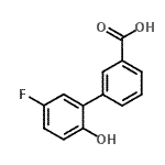 CAS 登录号：376592-45-9， 3-(5-氟-2-羟基-苯基)苯甲酸