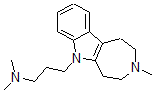 CAS 登录号：37683-53-7， N,N-二甲基-3-(3-甲基-1,2,4,5-四氢氮杂卓并[4,5-b]吲哚-6-基)丙-1-胺