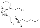 CAS 登录号：37752-44-6， 2-[[3-(2-氯乙基)-2-氧代-1-氧杂-3-氮杂-2-磷杂环己-2-基]氨基]乙基戊烷-1-磺酸酯