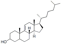 CAS 登录号：37772-32-0， (3R,5S,8S,10S,13R,14S,17R)-10,13-二甲基-17-[(2R)-6-甲基庚烷-2-基]-2,3,4,5,6,7,8,12,14,15,16,17-十二氢-1H-环戊二烯并[a]菲-3-醇