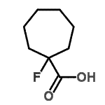 CAS 登录号：377725-13-8， 1-氟环庚烷羧酸