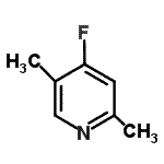 CAS 登录号：37778-14-6， 4-氟-2,5-二甲基吡啶