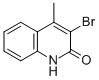 结构式 CAS# 37778-22-6, 3-溴-4-甲基-1H-喹啉-2-酮