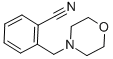 结构式 CAS# 37812-33-2, 2-(吗啉-4-基甲基)苯甲腈