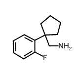CAS 登录号：378247-87-1， 1-[1-(2-氟苯基)环戊基]甲胺