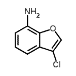 CAS 登录号：379228-65-6， 3-氯苯并呋喃-7-胺