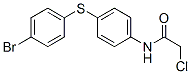 CAS 登录号：38007-83-9， N-[4-(4-溴苯基)硫苯基]-2-氯乙酰胺