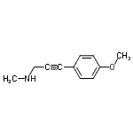 CAS#: 380429-18-5， 3-(4-Methoxyphenyl)-N-Methyl-2-Propyn-1-Amine