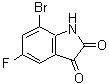 CAS 登录号：380431-78-7， 7-溴-5-氟-1H-吲哚-2,3-二酮