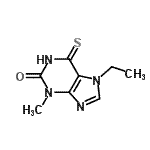 CAS#: 380640-15-3， 7-Ethyl-3-Methyl-6-Thioxo-1,3,6,7-Tetrahydro-2H-Purin-2-One
