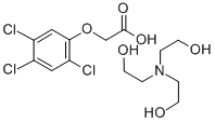 CAS 登录号:3813-14-7, 三(2-羟基乙基)铵 (2,4,5-三氯苯氧基)乙酸盐