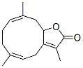 CAS 登录号：38146-68-8， (5E,9E)-3,6,10-三甲基-7,8,11,11a-四氢-4H-环癸[d]呋喃-2-酮