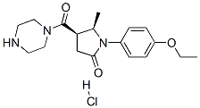 CAS 登录号：38160-27-9， (4R,5R)-1-(4-乙氧基苯基)-5-甲基-4-(哌嗪-1-羰基)吡咯烷-2-酮盐酸盐