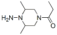 CAS 登录号：38179-15-6， 2,6-二甲基-4-(1-氧代丙基)-1-哌嗪胺