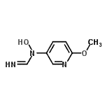 CAS#: 382592-15-6， N-Hydroxy-N-(6-methoxy-3-pyridinyl)imidoformamide