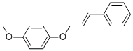 CAS 登录号：38276-72-1， 1-甲氧基-4-((E)-3-苯基-烯丙氧基)-苯