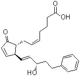 CAS#: 38315-51-4， (5Z)-7-{(1R,2S)-2-[(3S)-3-Hydroxy-5-Phenyl-1-Penten-1-Yl]-5-Oxo-3-Cyclopenten-1-Yl}-5-Heptenoic Acid