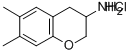 CAS 登录号：38322-50-8， 6,7-二甲基色满-3-胺盐酸盐