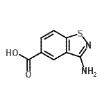 CAS 登录号：383404-66-8， 3-氨基-1,2-苯并噻唑-5-羧酸