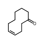 CAS 登录号：38397-43-2， (4Z)-4-环癸烯-1-酮
