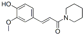 CAS#: 38448-14-5， (E)-3-(4-Hydroxy-3-Methoxyphenyl)-1-Piperidin-1-Ylprop-2-En-1-One