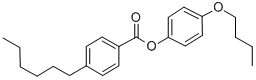CAS 登录号：38454-21-6， 4-正丁氧基苯基 4-正己基苯甲酸酯