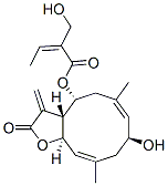 CAS 登录号：38456-39-2， [(3aR,4R,6E,9R,10E,11aR)-9-羟基-6,10-二甲基-3-亚甲基-2-氧代-3a,4,5,8,9,11a-六氢环癸[b]呋喃-4-基] (Z)-2-(羟基甲基)丁-2-烯酸酯