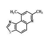 CAS 登录号：38463-38-6， 7,9-二甲基[1,3]噻唑并[4,5-f]喹啉