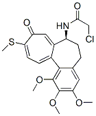 CAS 登录号：38479-08-2， (S)-2-氯-N-[5,6,7,9-四氢-1,2,3-三甲氧基-10-(甲硫基)-9-氧代苯并[a]庚搭烯-7-基]-乙酰胺