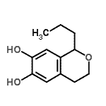CAS 登录号：385445-07-8， 1-丙基-3,4-二氢-1H-异苯并吡喃-6,7-二醇