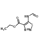 CAS 登录号：385796-00-9， 乙基5-甲酰氨基-1,2,3-噻二唑-4-羧酸酯