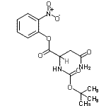 CAS 登录号：38605-58-2， 2-硝基苯基N<sup>2</sup>-{[(2-甲基-2-丙基)氧基]羰基}天冬氨酰胺酸酯