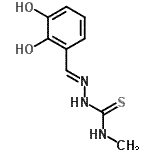 CAS 登录号：386255-43-2， (2E)-2-(2,3-二羟基苄亚基)-N-甲基肼基硫代甲酰胺