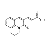 结构式 CAS# 386715-44-2, (2E)-3-(5-氧代-2,3-二氢-1H,5H-吡啶并[3,2,1-Ij]喹啉-6-基)丙烯酸