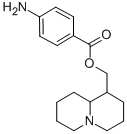 CAS 登录号：38734-38-2， [(1R,9aR)-2,3,4,6,7,8,9,9a-八氢-1H-喹嗪-1-基]甲基 4-氨基苯甲酸酯