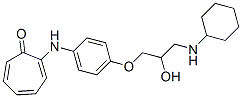 CAS 登录号：38768-00-2， 2-[[4-[3-(环己基氨基)-2-羟基丙氧基]苯基]氨基]环庚并-2,4,6-三烯-1-酮