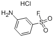 CAS 登录号：3887-48-7， 3-氨基苯磺酰氟盐酸盐